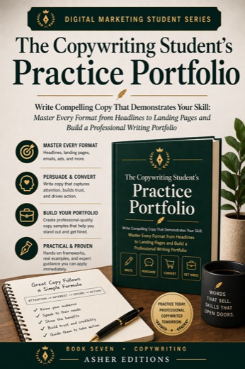 Tapa del eBook Copywriting for Marketing Students