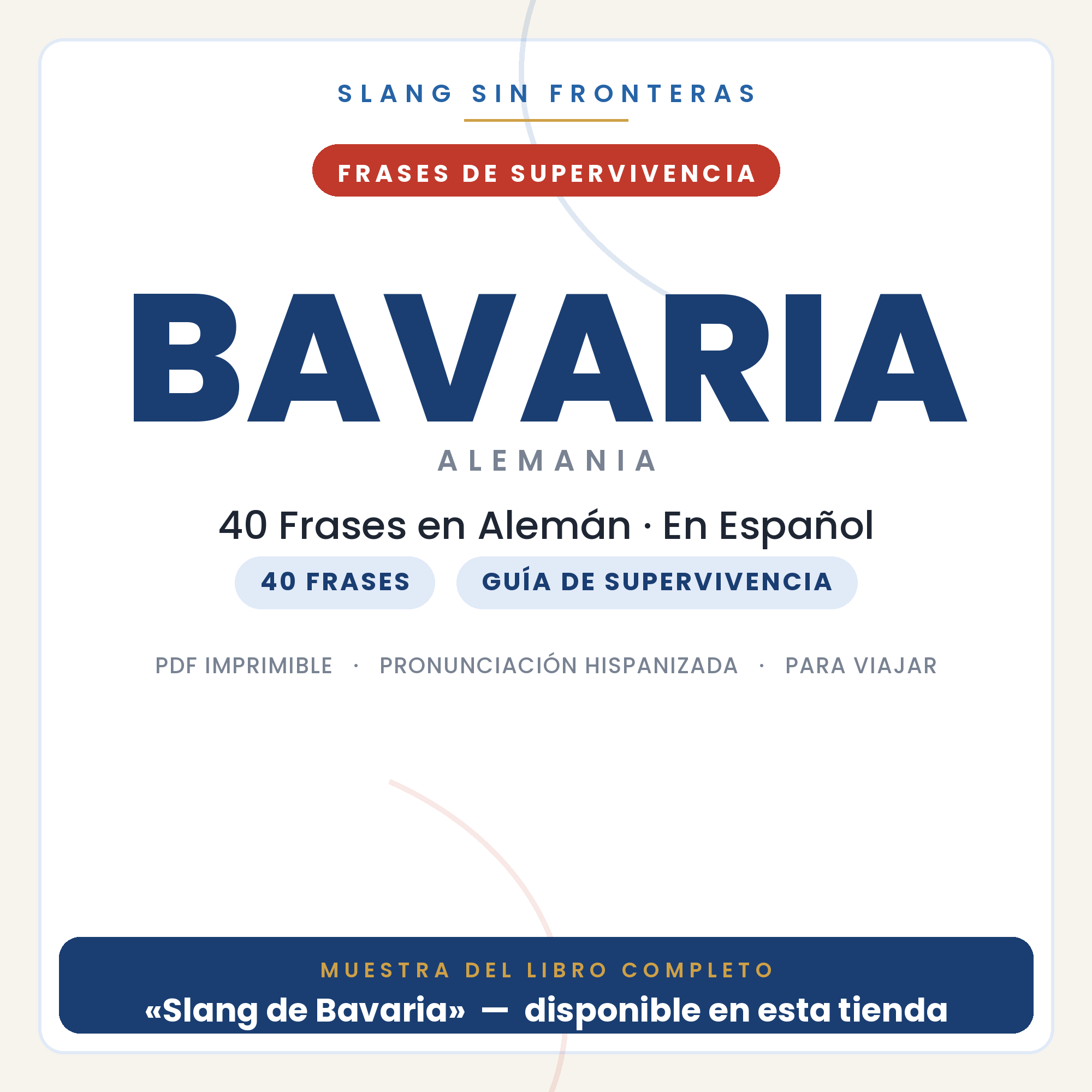 Frases en Alemán para Viajar a Bavaria 