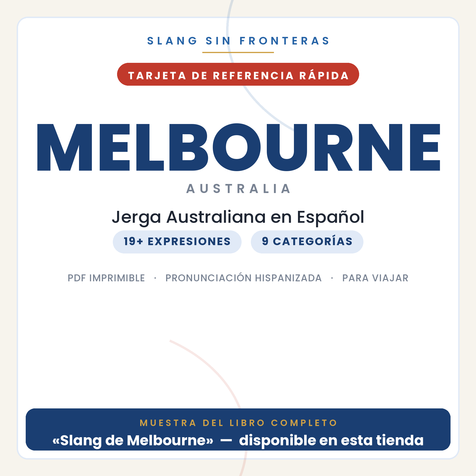 Slang de Melbourne en Español