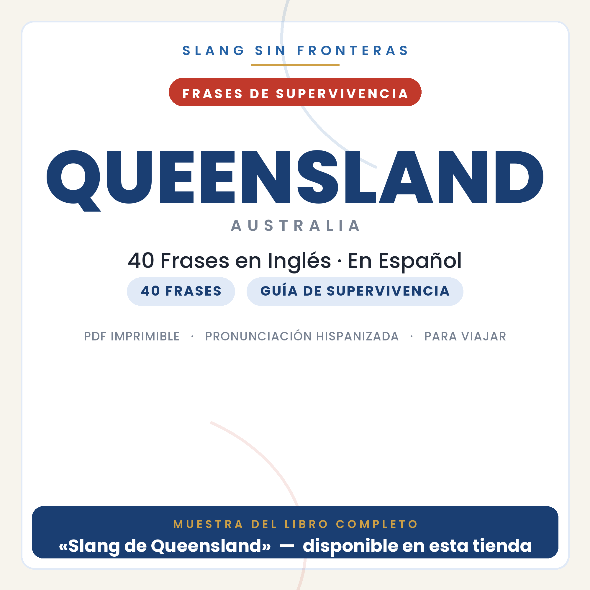 Frases en Inglés para Viajar a Queensland 