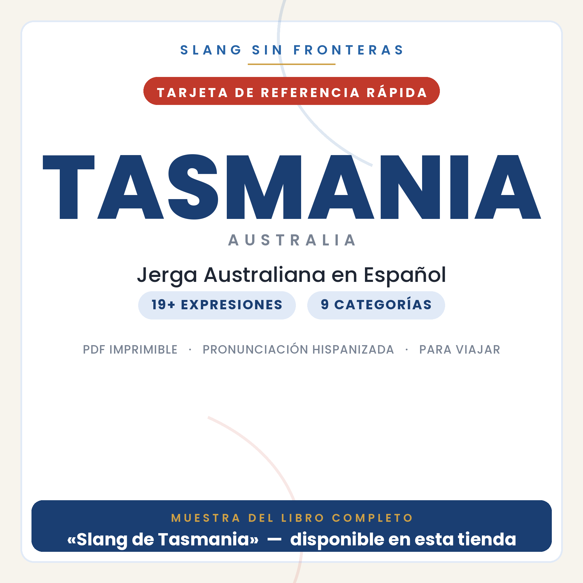 Slang de Tasmania en Español