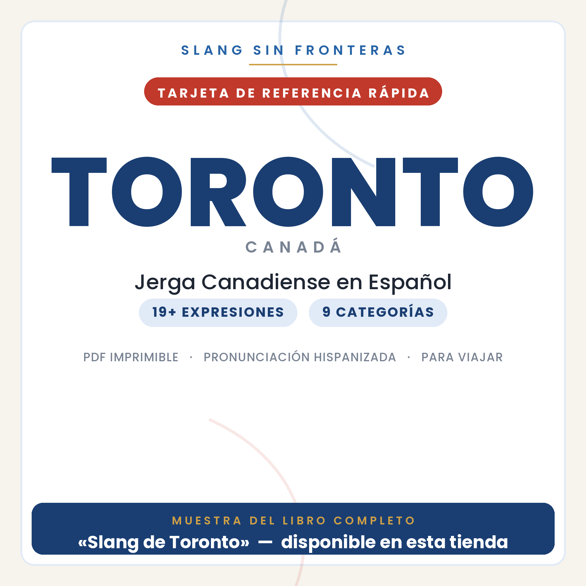 Slang de Toronto en Español
