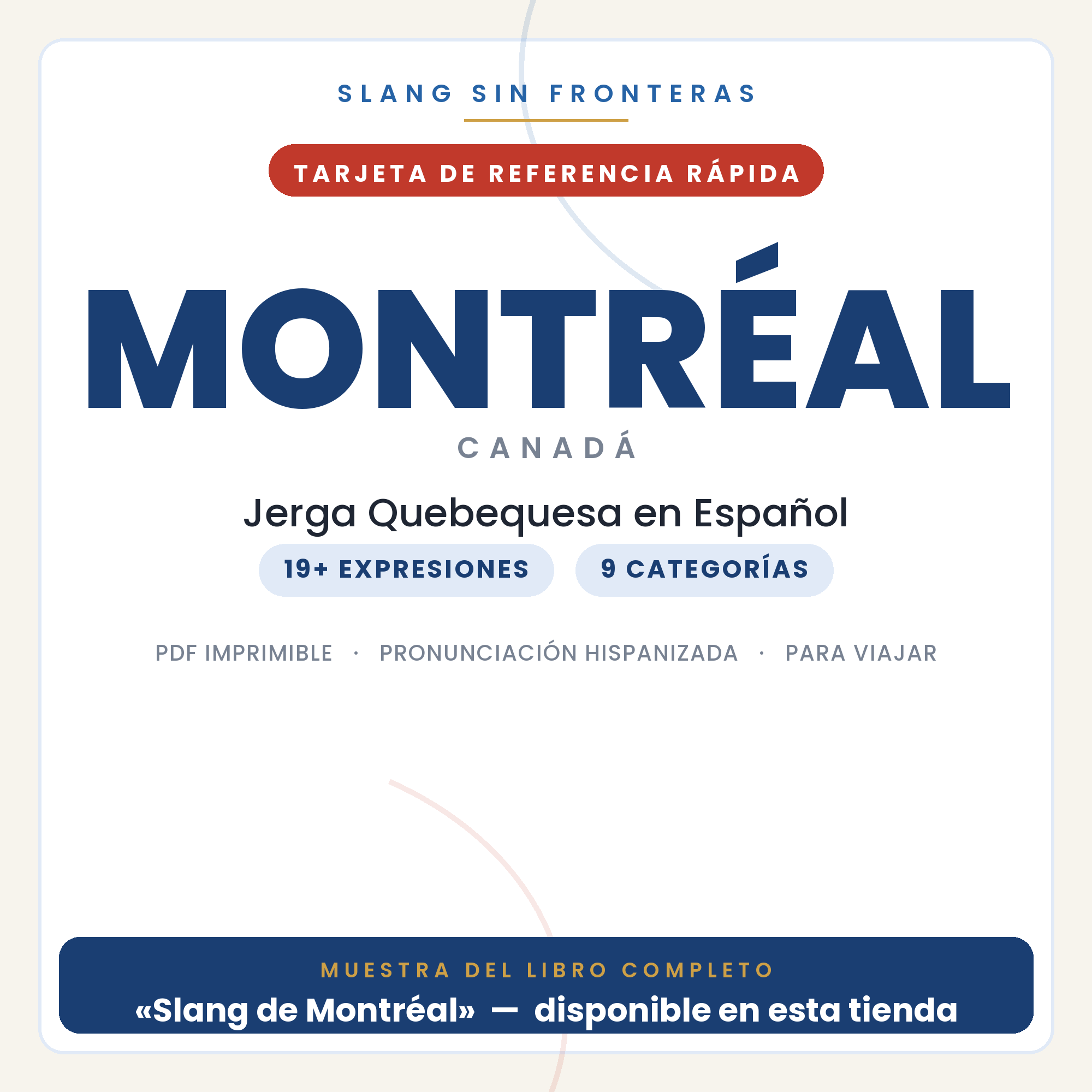 Slang de Montréal en Español