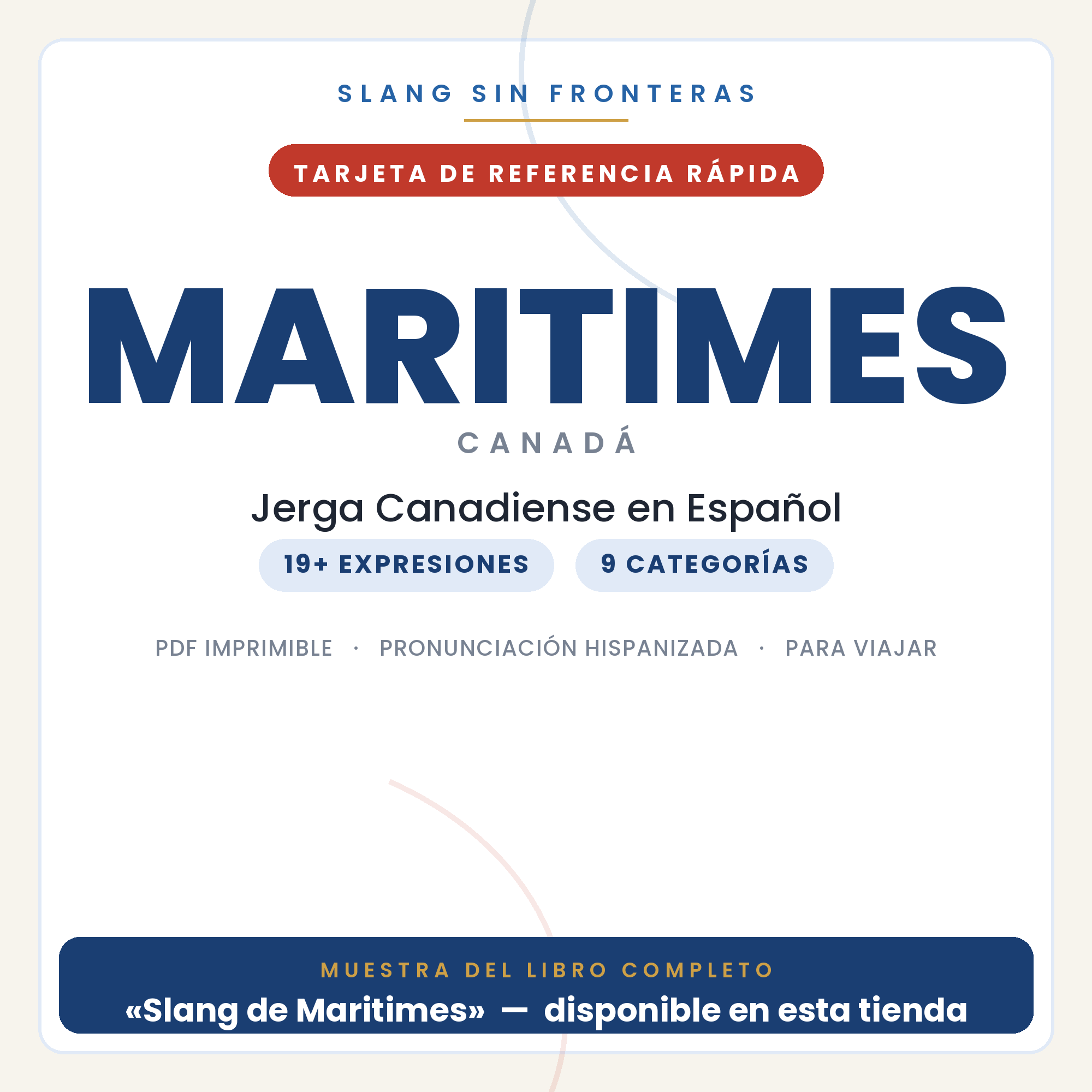 Slang de Maritimes en Español