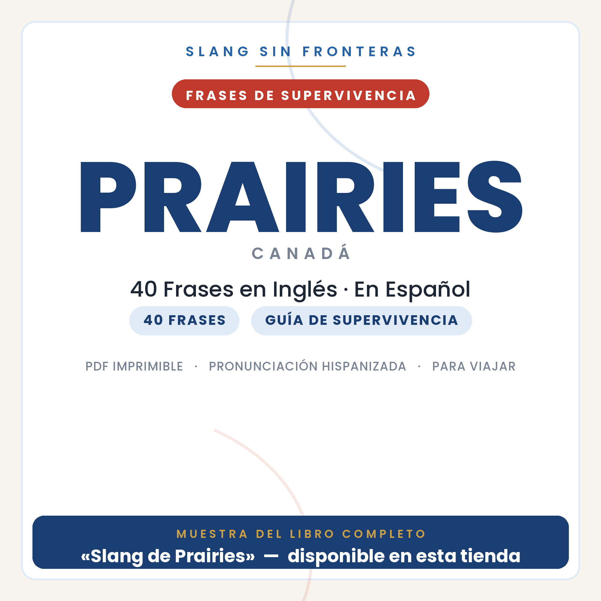 Frases en Inglés para Viajar a Prairies 