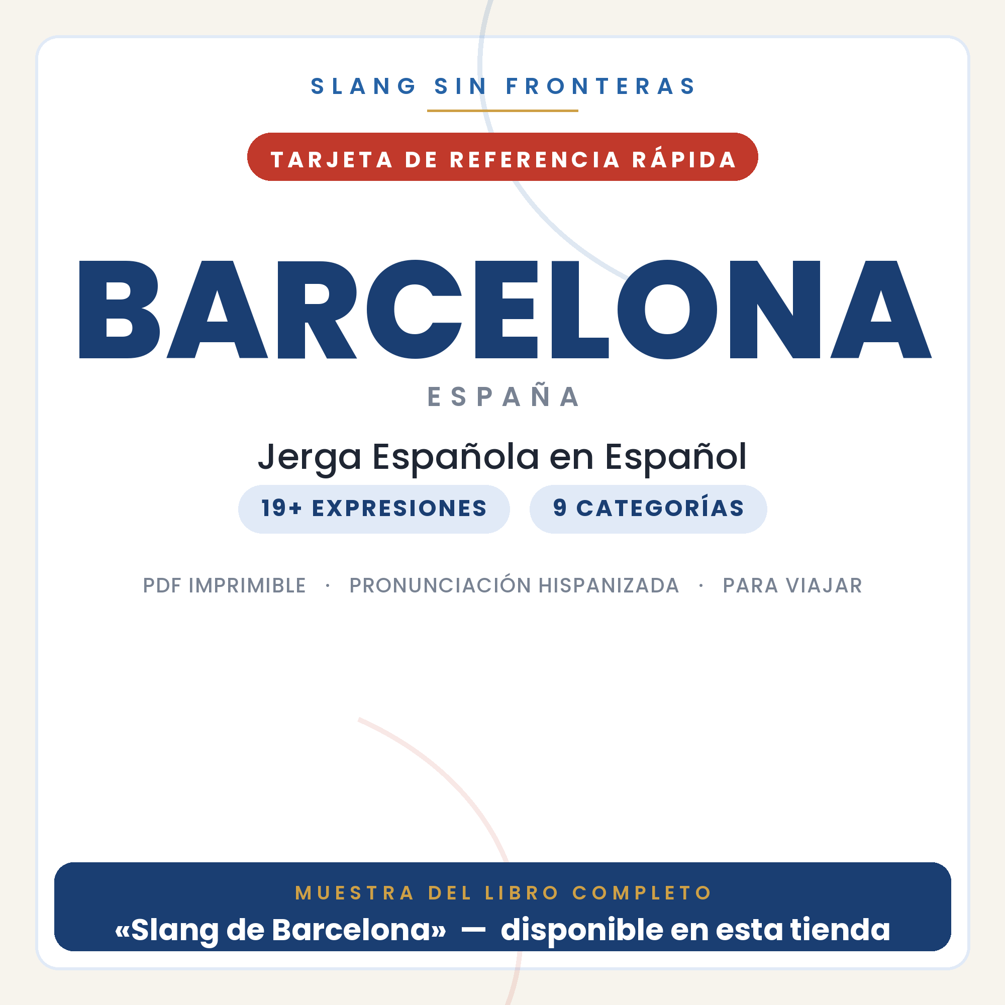 Slang de Barcelona en Español