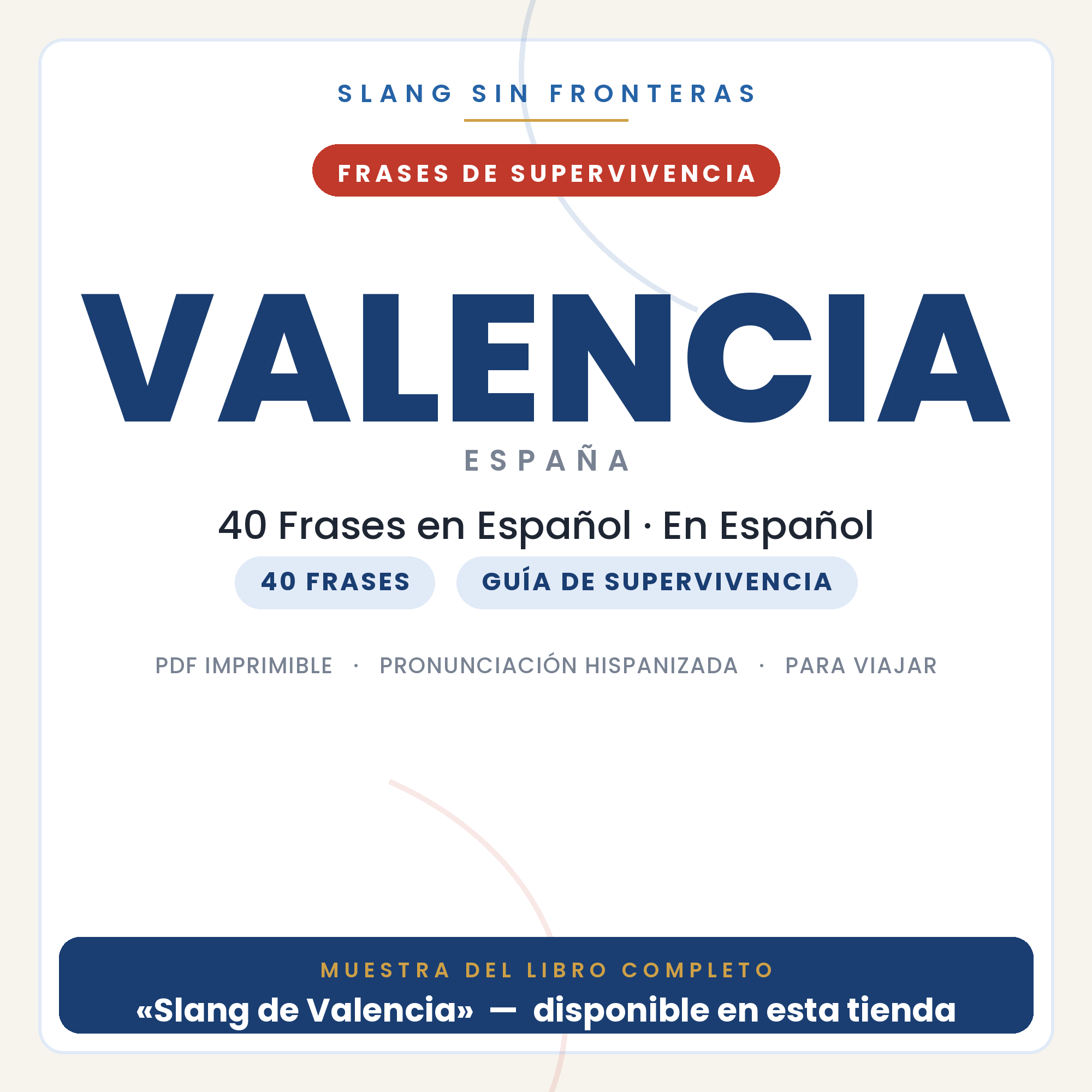 Frases en Español para Viajar a Valencia 