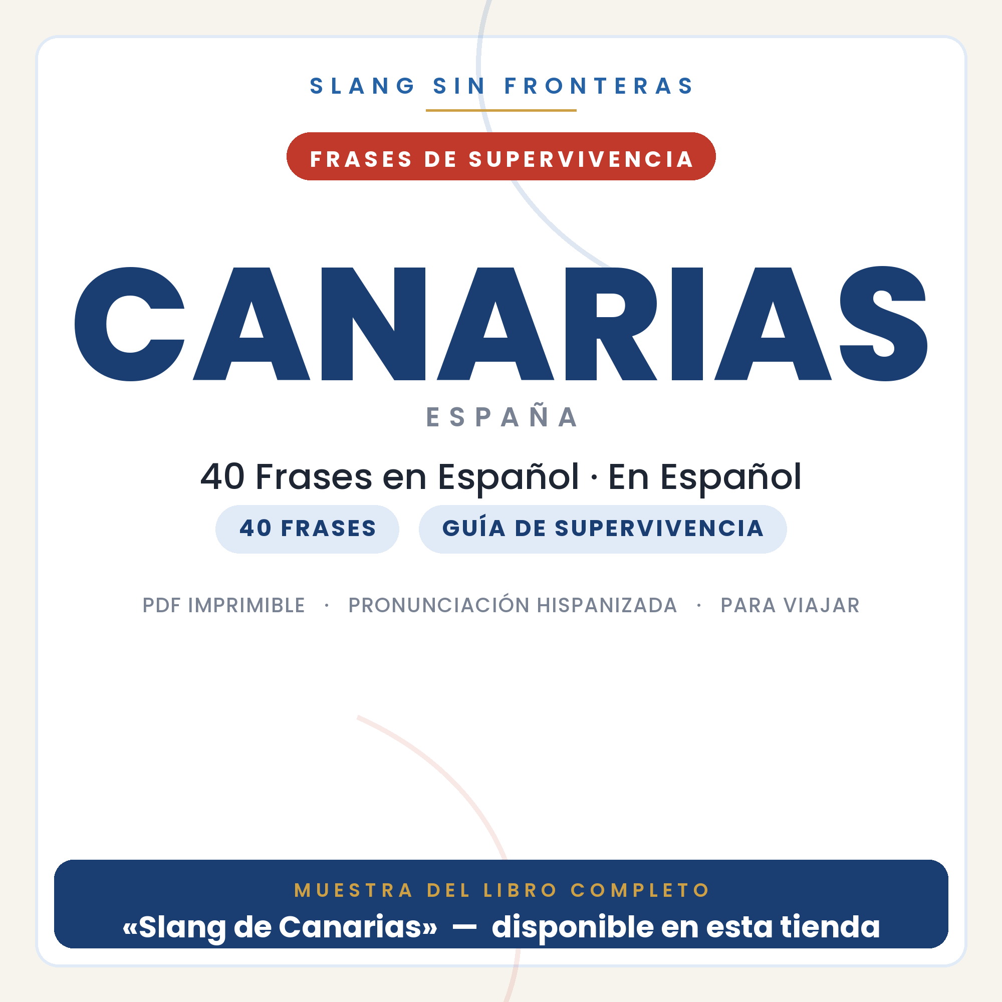Frases en Español para Viajar a Canarias 