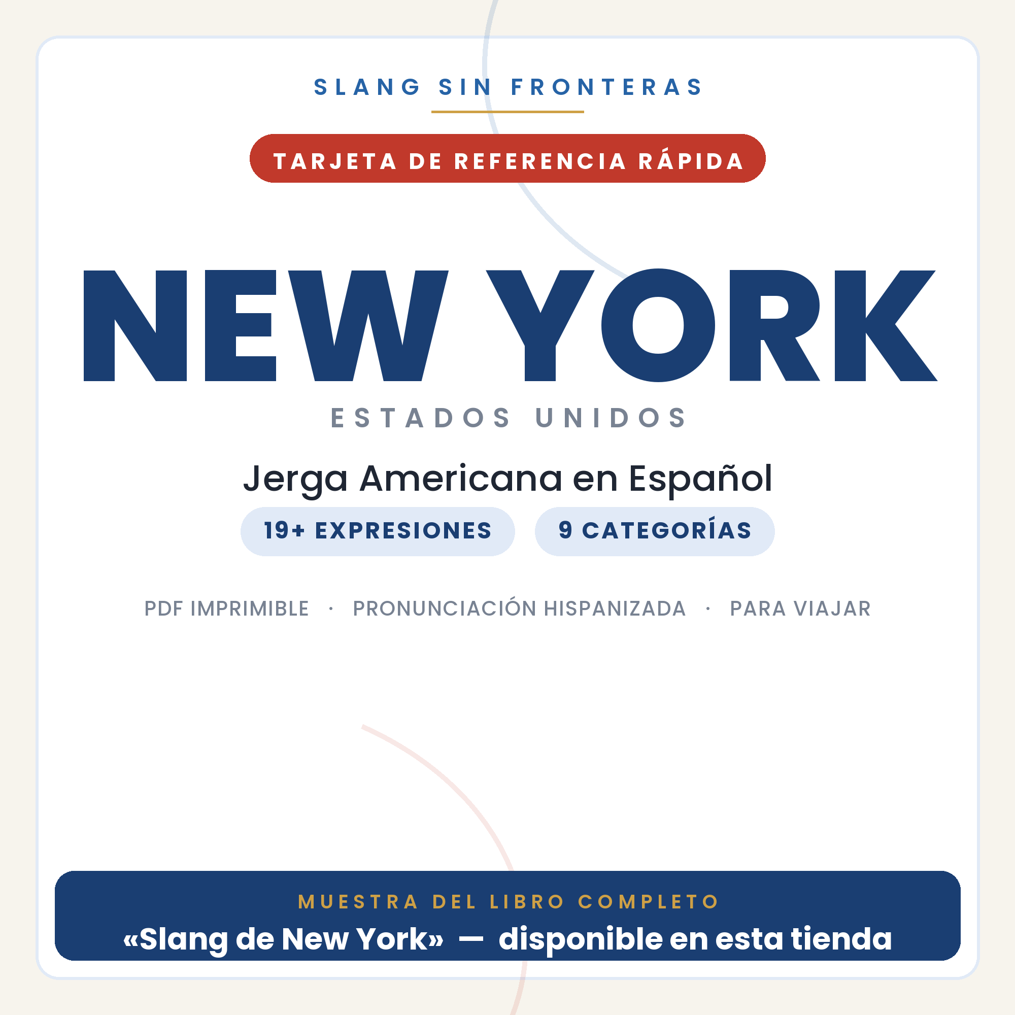 Slang de New York en Español