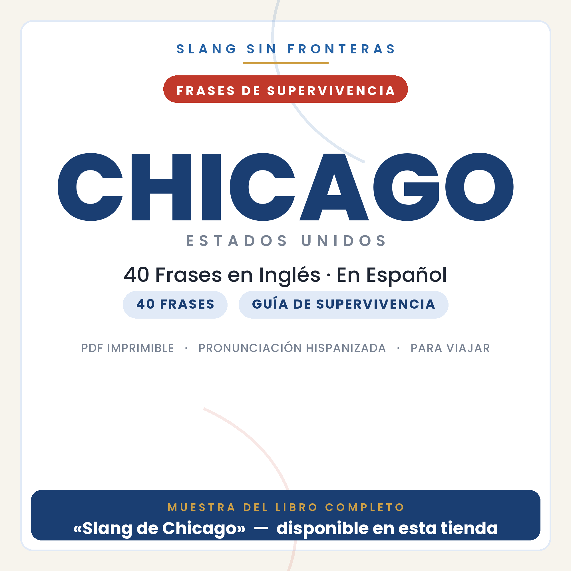Frases en Inglés para Viajar a Chicago 