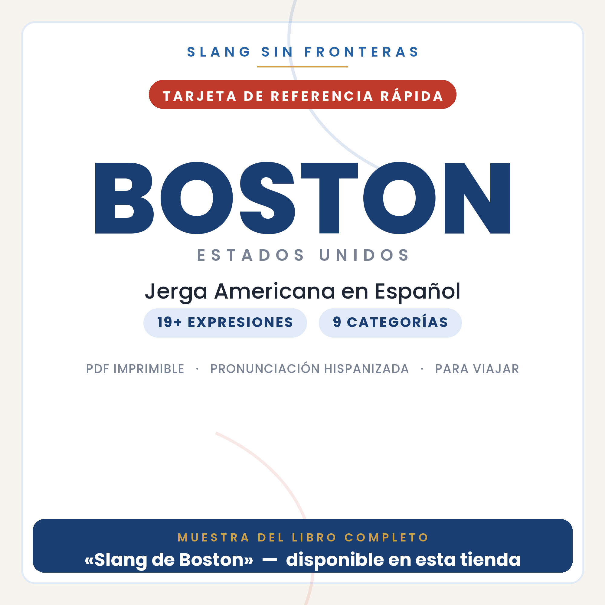 Slang de Boston en Español