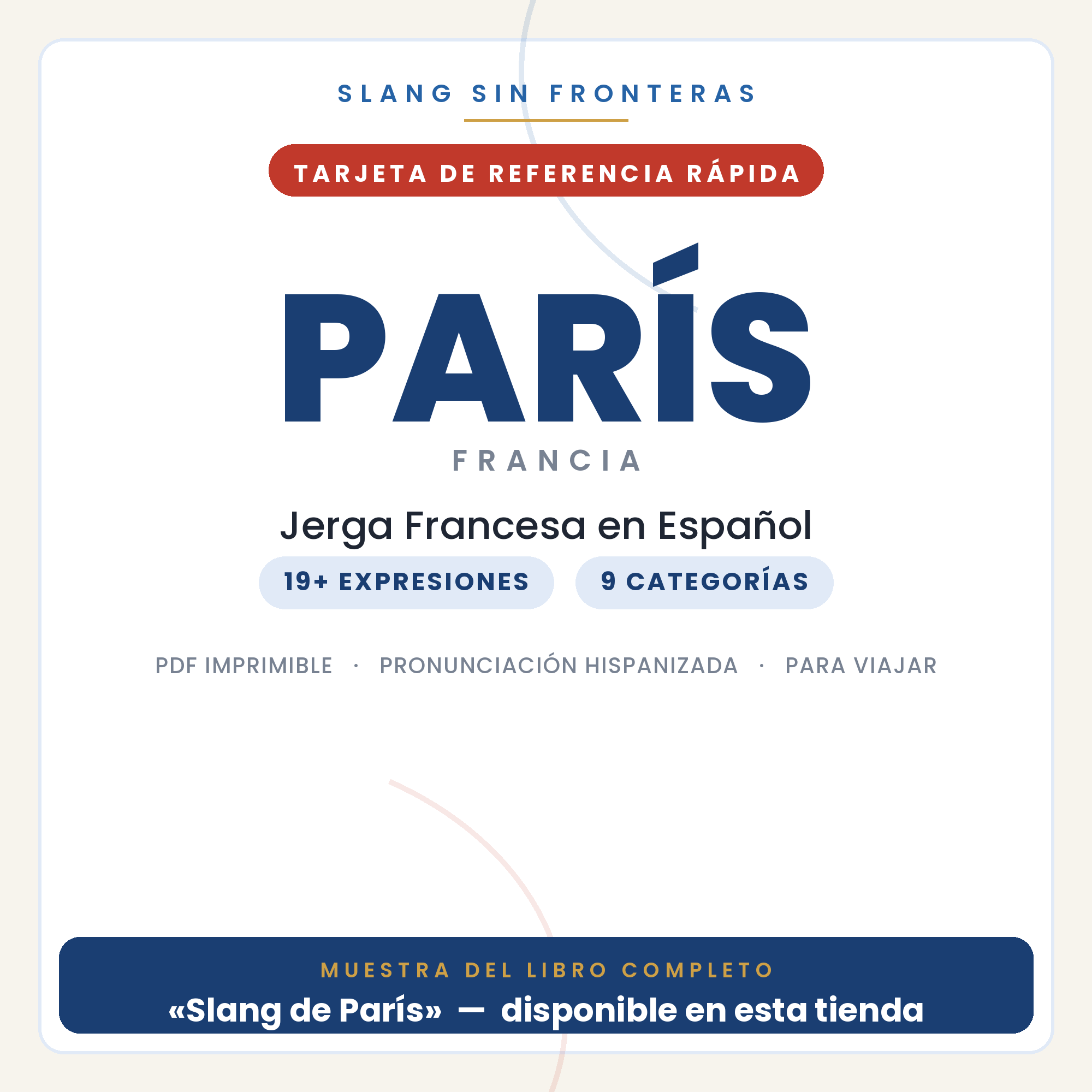 Slang de París en Español