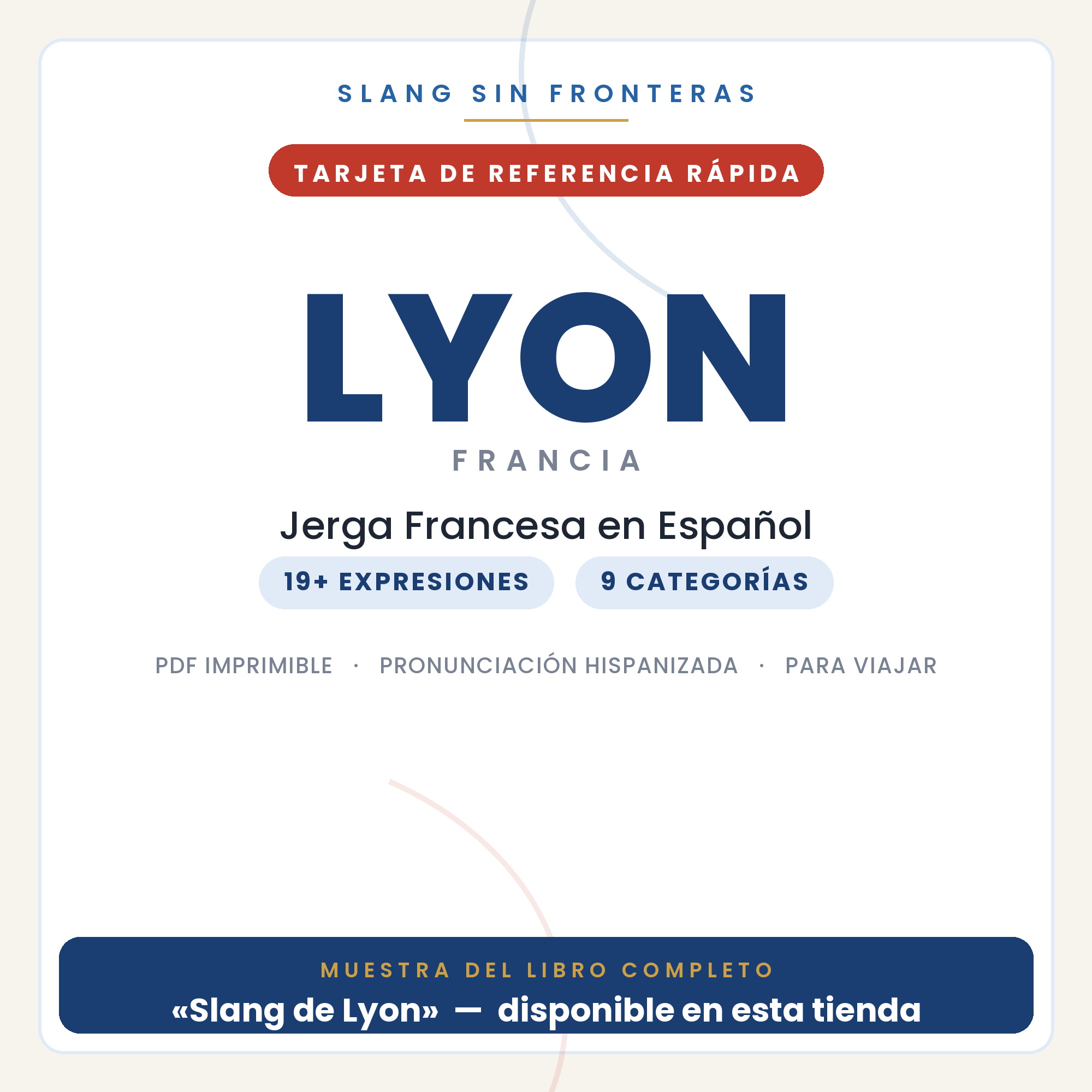 Slang de Lyon en Español