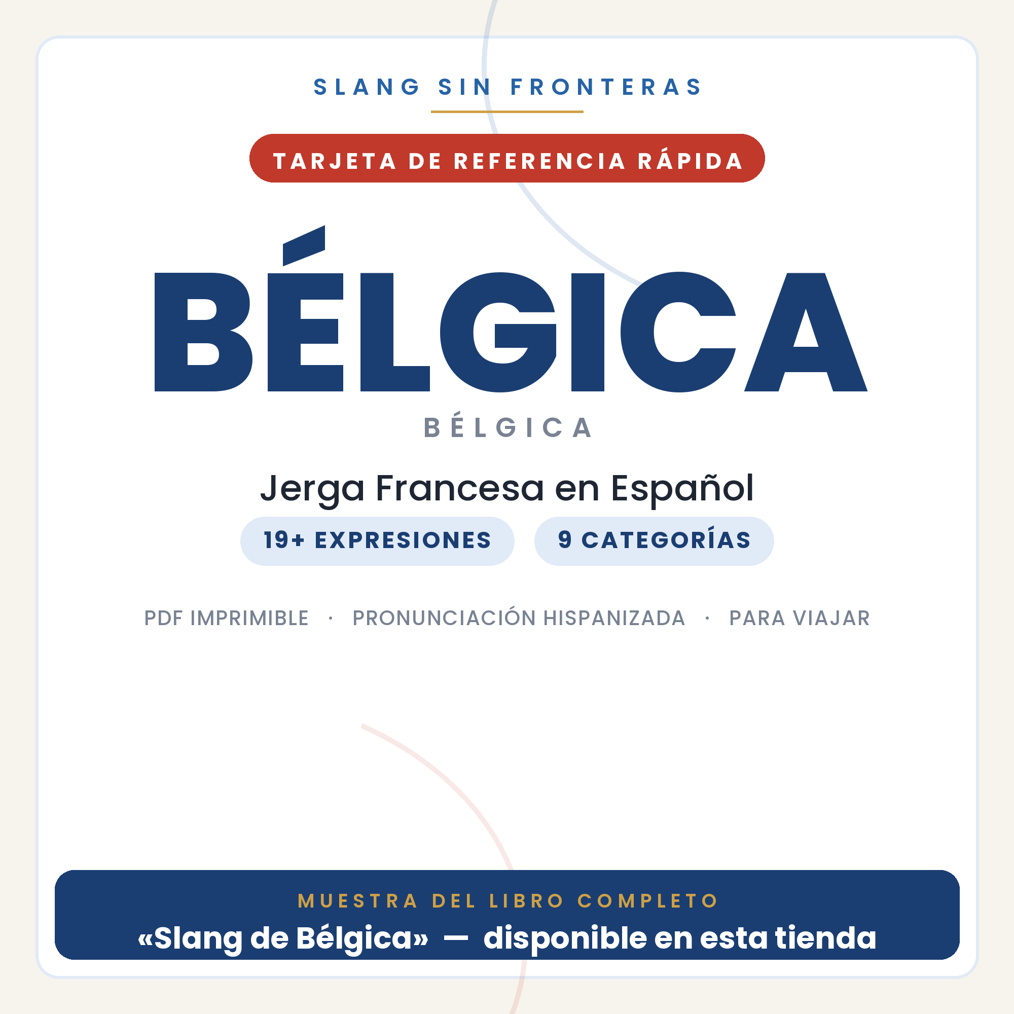 Slang de Bélgica en Español