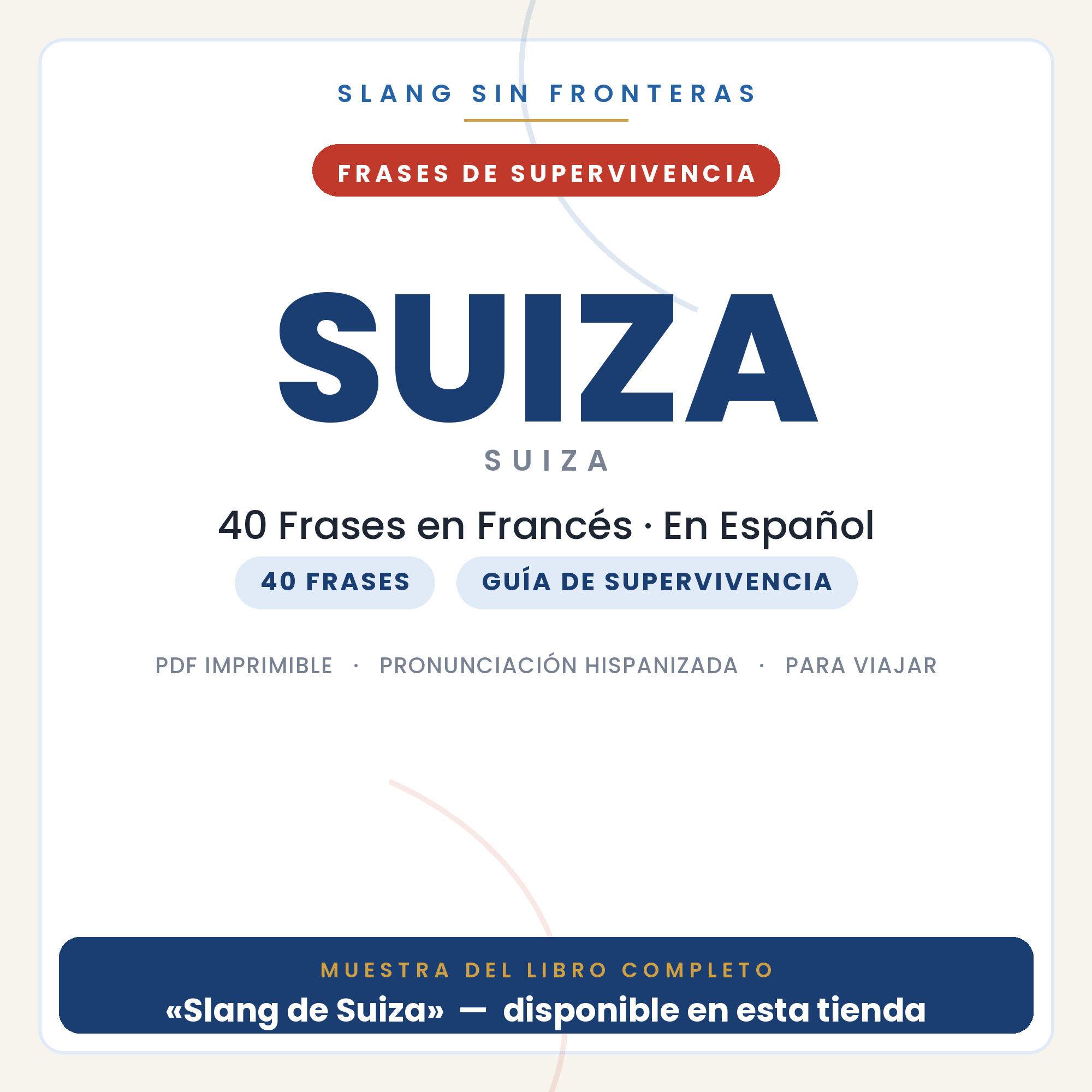 Frases en Francés para Viajar a Suiza 