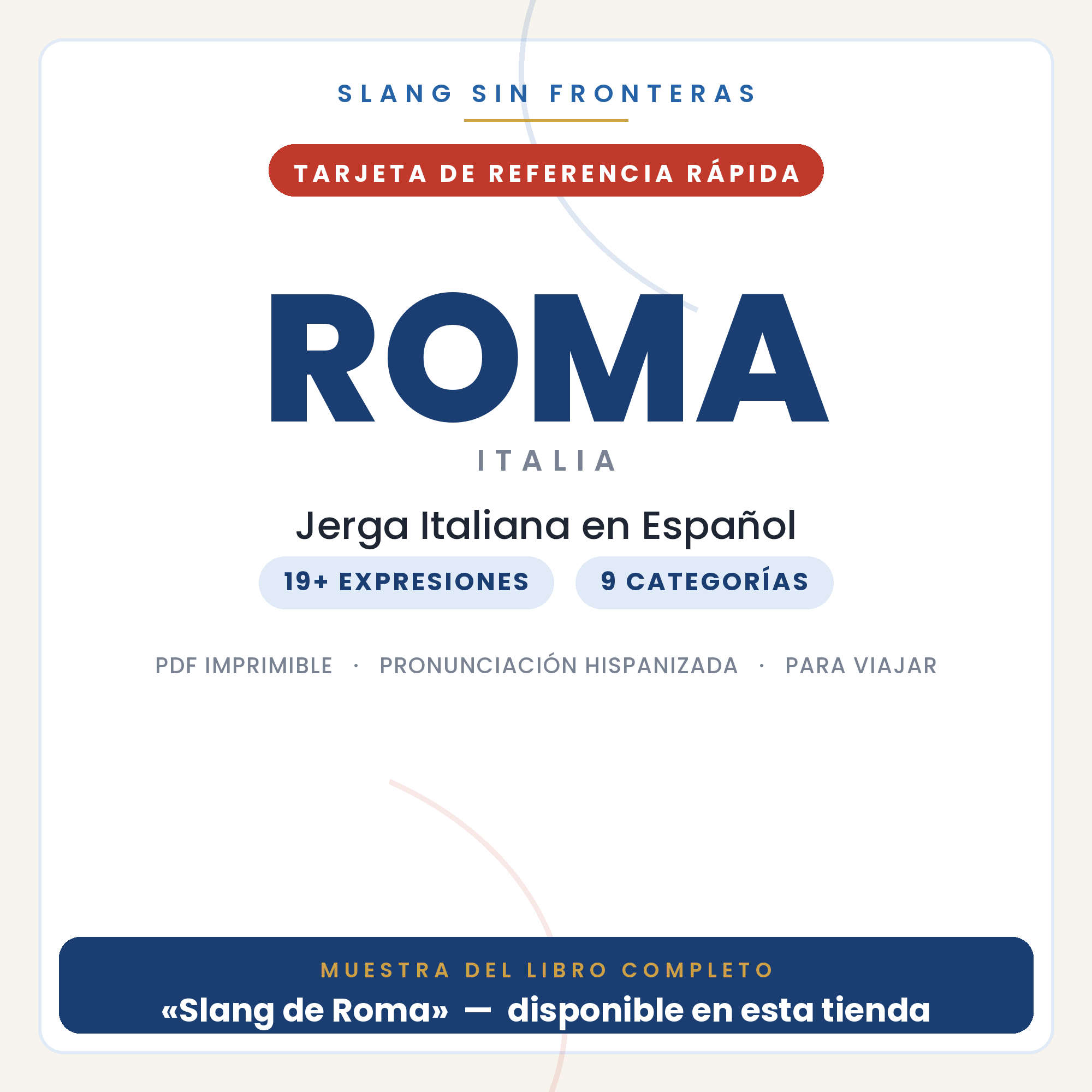 Slang de Roma en Español