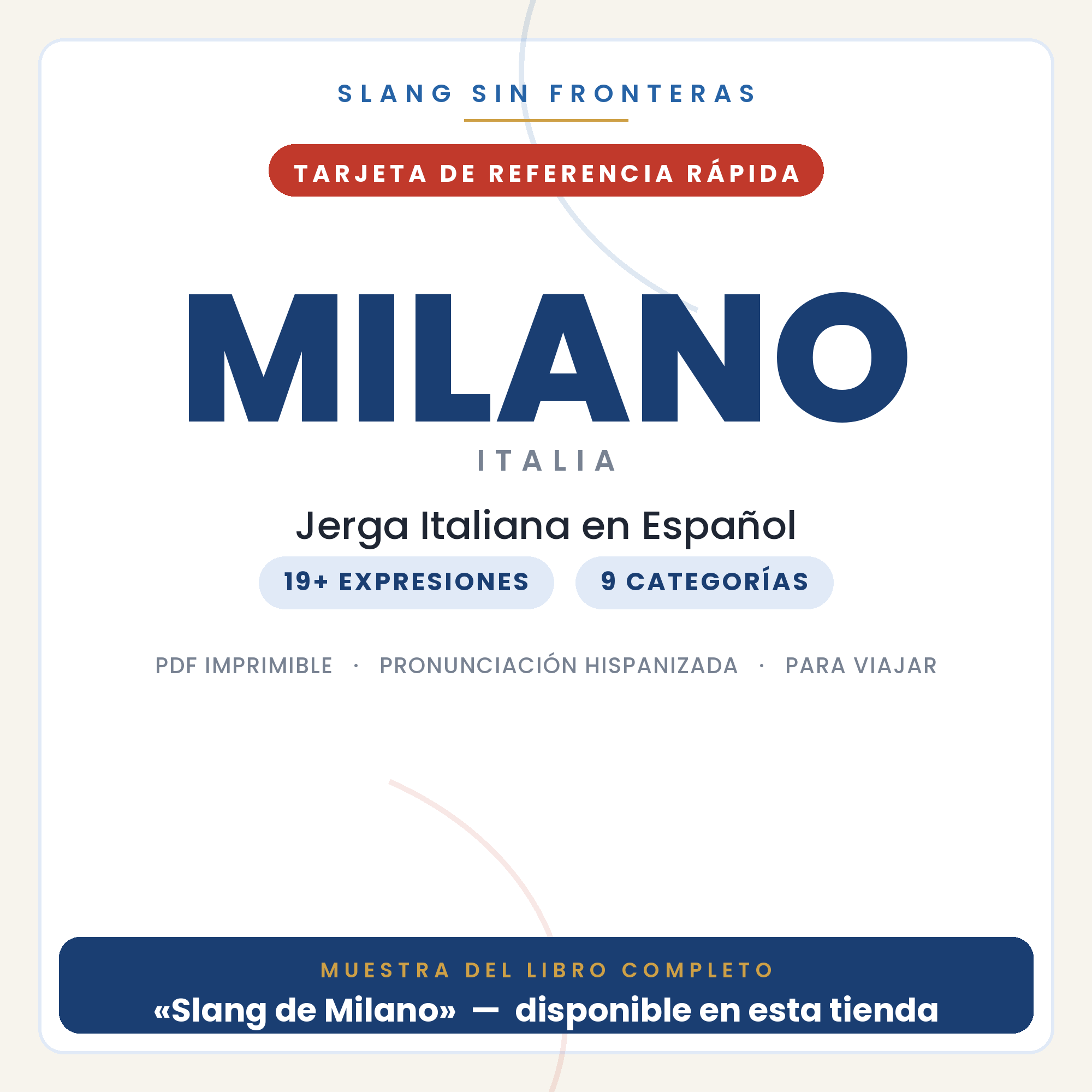 Slang de Milano en Español