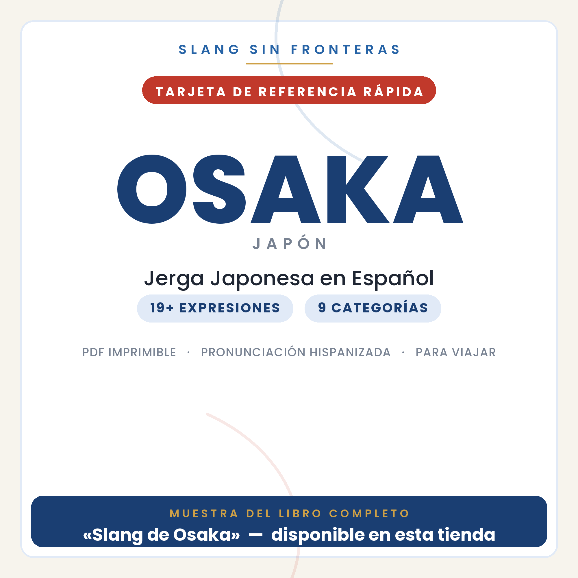 Slang de Osaka en Español