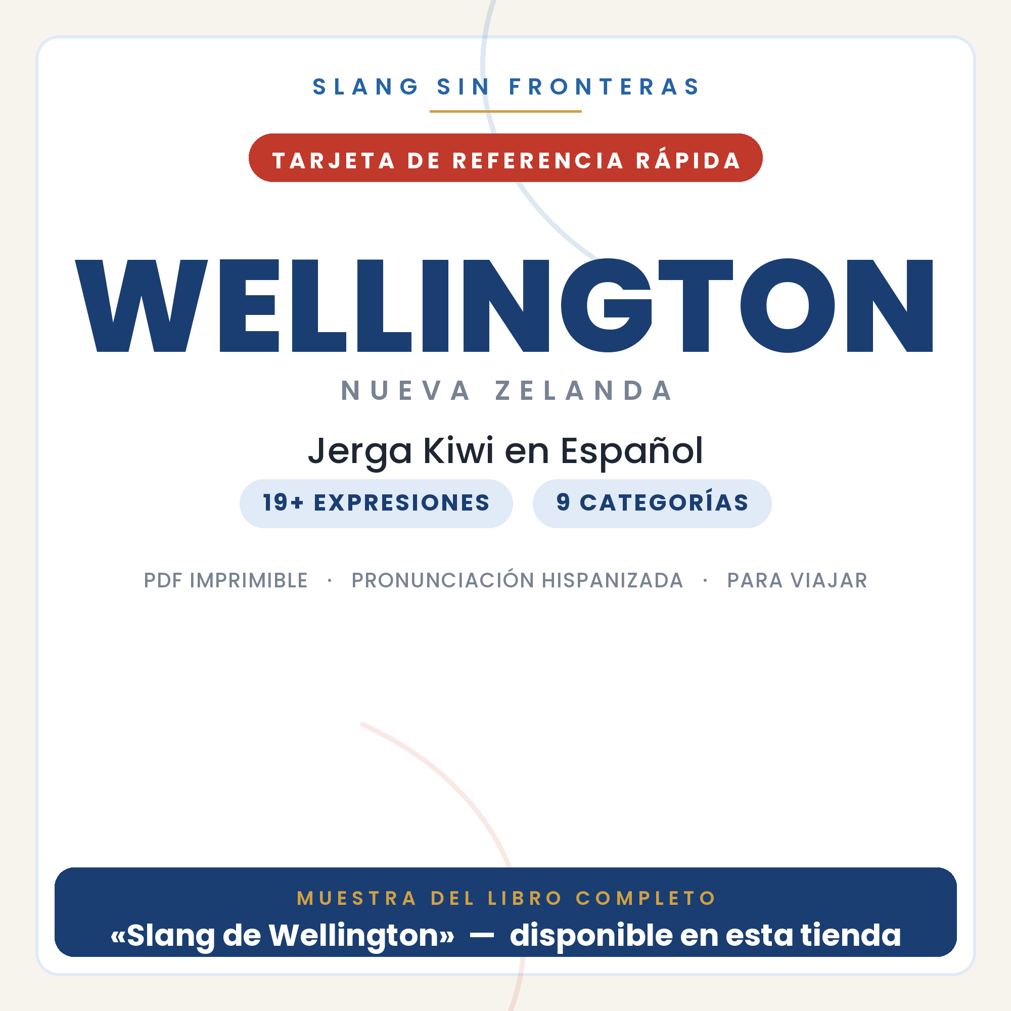 Slang de Wellington en Español