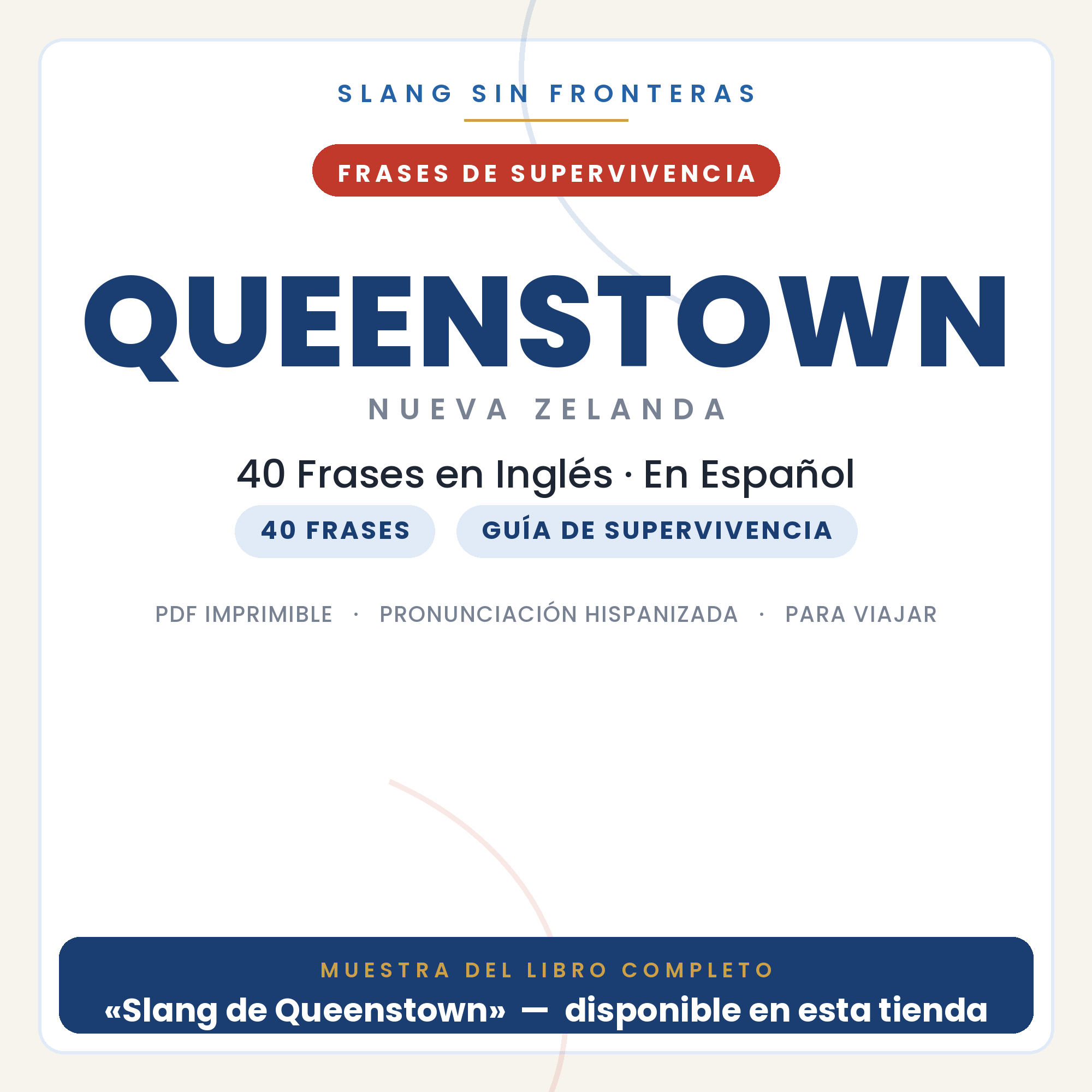 Frases en Inglés para Viajar a Queenstown 
