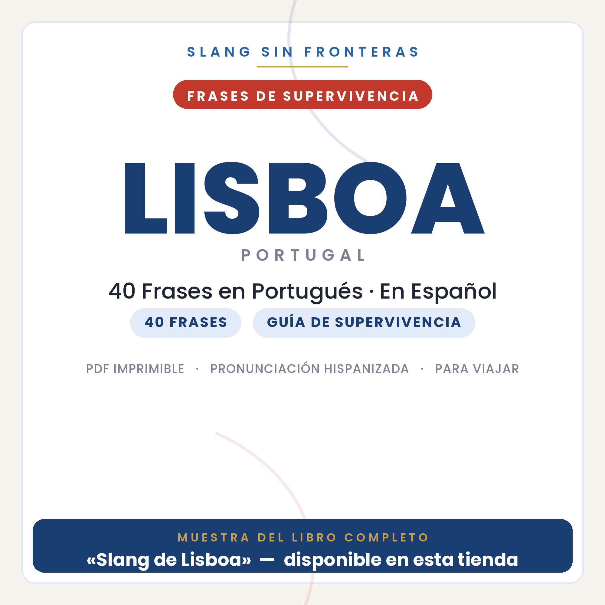 Frases en Portugués para Viajar a Lisboa 