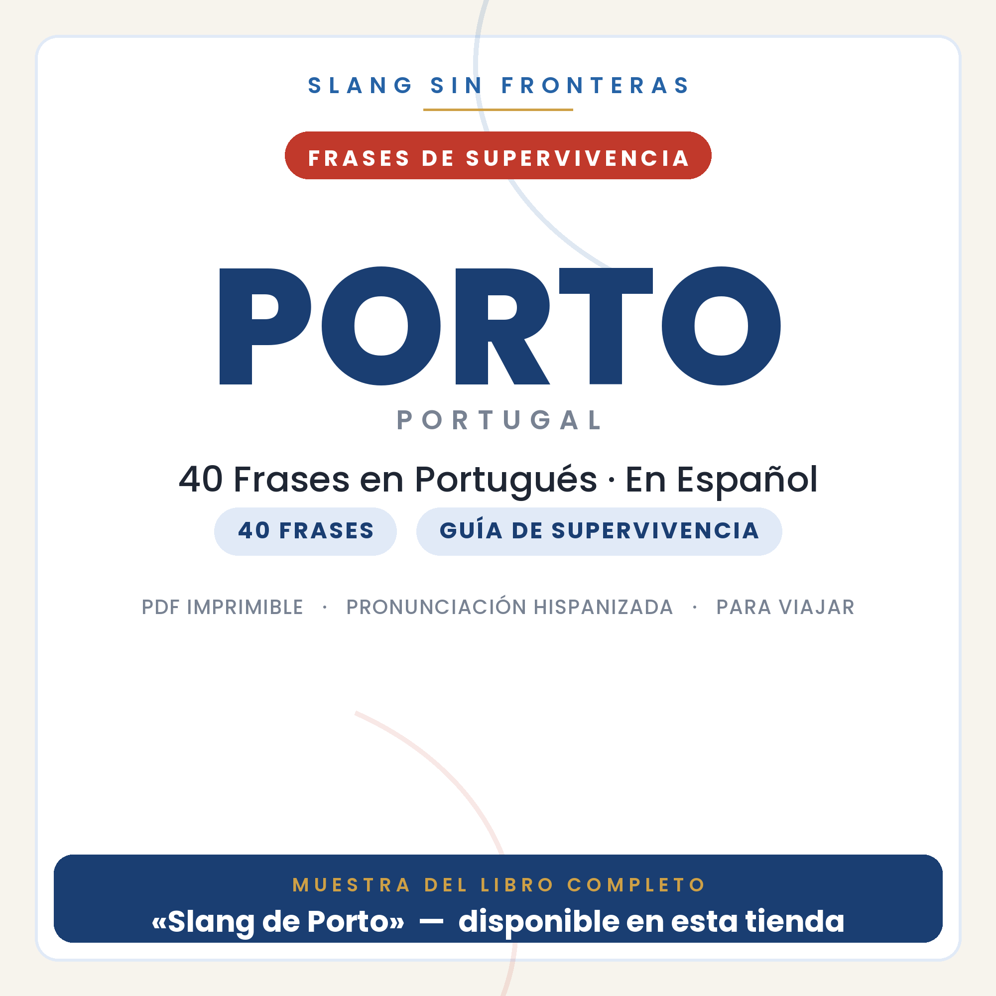 Frases en Portugués para Viajar a Porto 