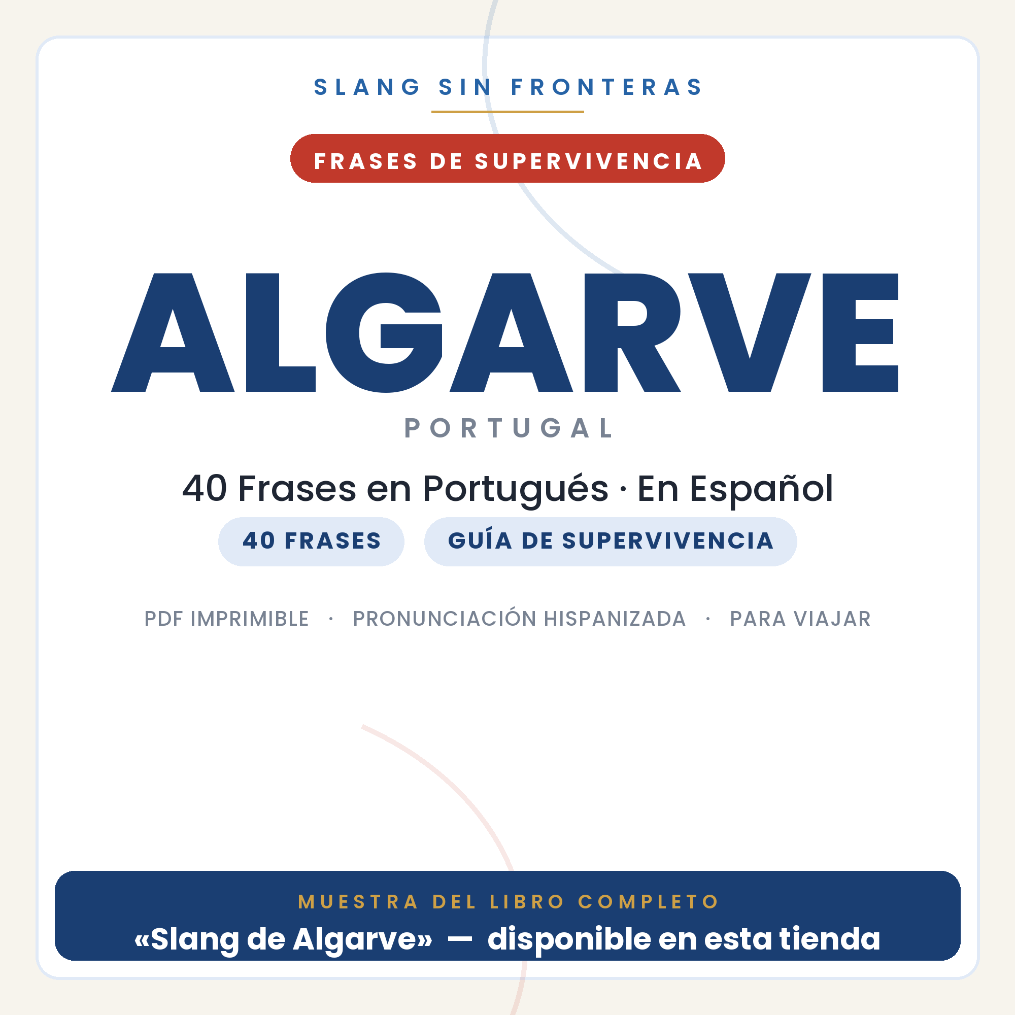 Frases en Portugués para Viajar a Algarve 