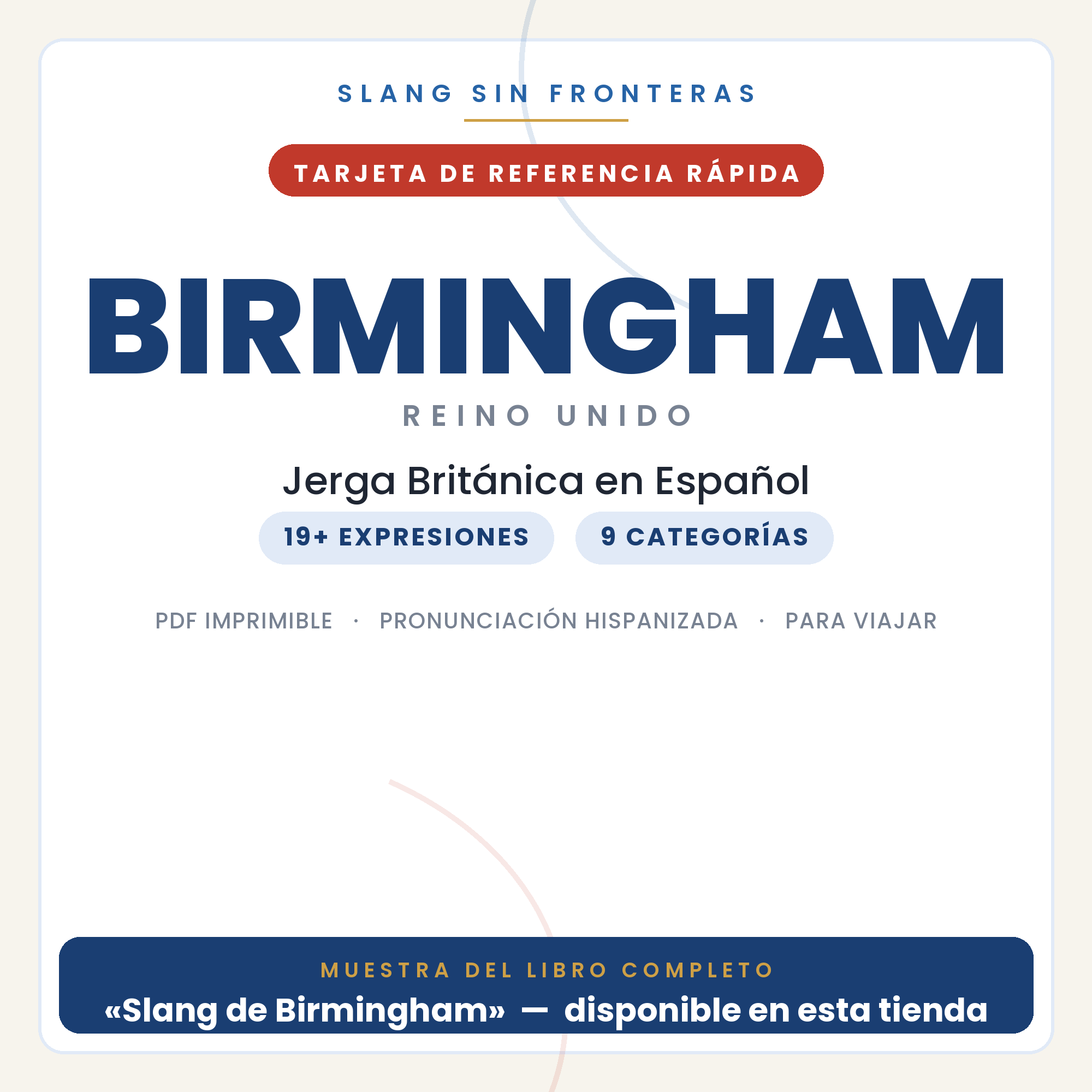 Slang de Birmingham en Español